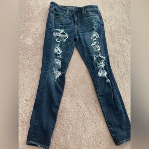 American eagle ripped jeans
